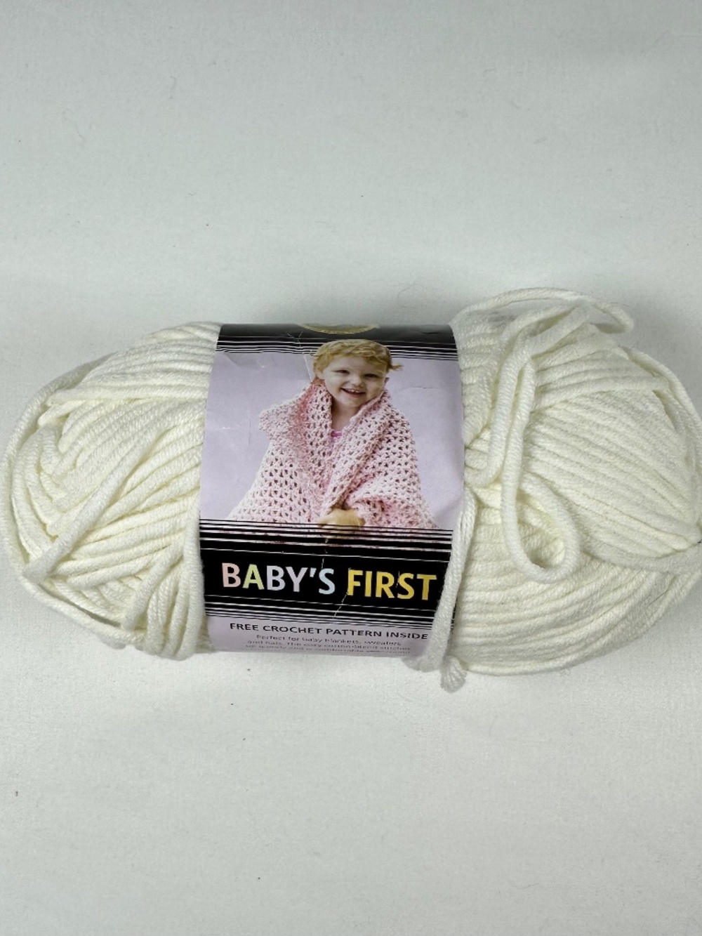 Lion Brand Baby's First Yarn Color #100 Cotton Ball Discontinued NWT RARE